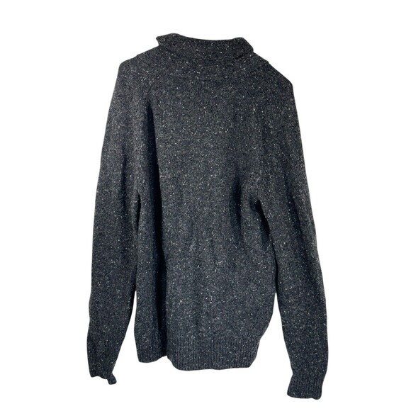 Theory Men’s Speckled Wool Cardigan Sweater Pockets Shawl Neck Size M - Picture 2 of 5